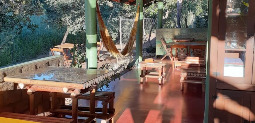 Casa nova em Adobe na Reserva Bacupari – Rio – Cavalcante/GO – Chapada dos Veadeiros