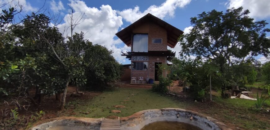 3 Casas Bioconstrução – Condomínio Rural IBC – Rio- 4km de Alto Paraíso de Goiás