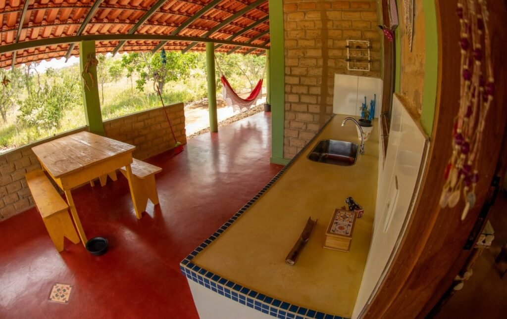 Casa nova em Adobe na Reserva Bacupari – Rio – Cavalcante/GO – Chapada dos Veadeiros