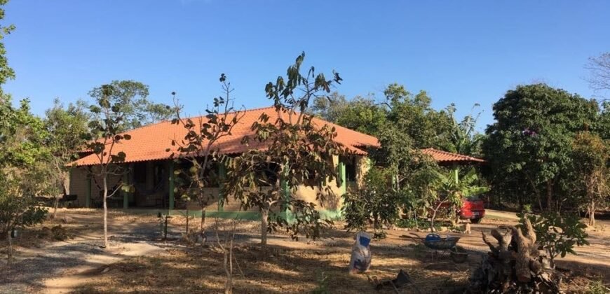 Casa nova em Adobe na Reserva Bacupari – Rio – Cavalcante/GO – Chapada dos Veadeiros