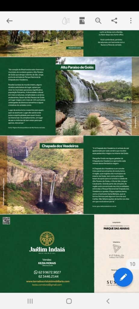 Lotes de 800 a 974m2 m2 –  Condomínio Indaía – Alto Paraíso de Goiás