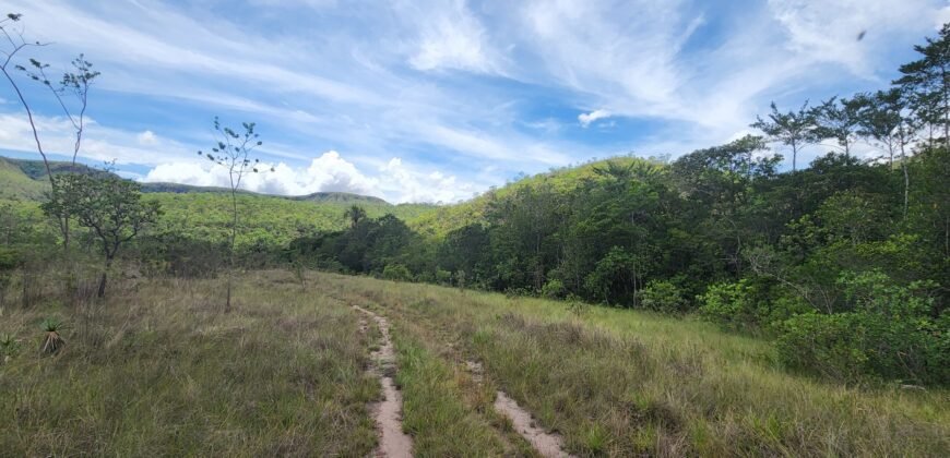 Fazenda 222ha com Cachoeira e Rio Vale do Macaco – Proximo a Cachoeira Macaquinhos – Alto Paraíso de Goiás