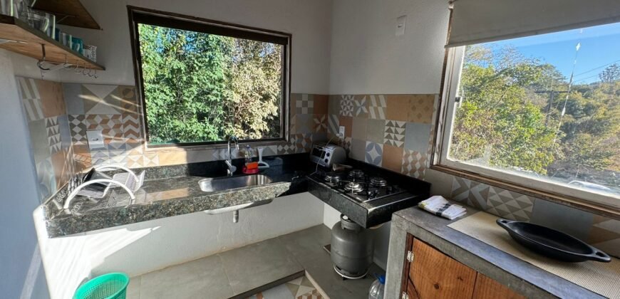 2 Casas – Lote 1.985 m2 – Urbano – 200m da Cachoeira da Usina – Alto Paraíso de Goiás