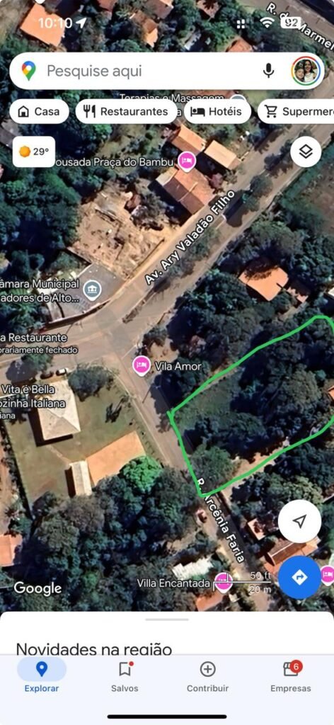Lote 1.170m2 – Central – Alto Paraíso de Goiás