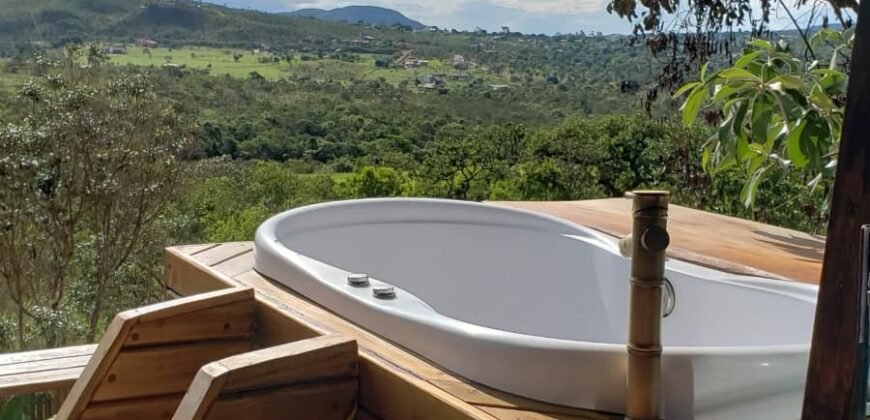 2 Cabanas Encantadoras – Próximo à Cachoeira das Loquinhas | Alto Paraíso – GO