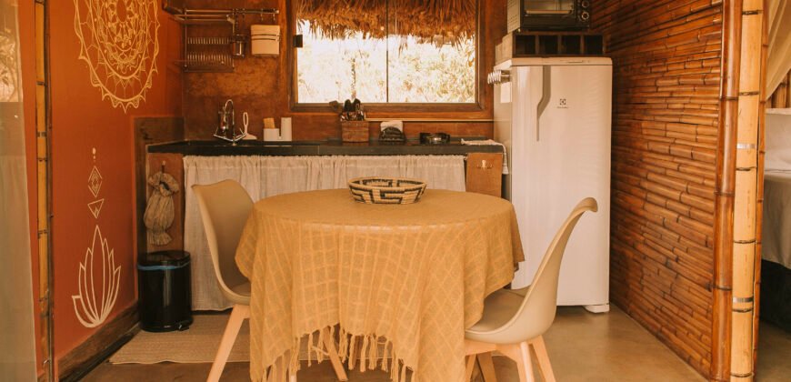 2 Cabanas Encantadoras – Próximo à Cachoeira das Loquinhas | Alto Paraíso – GO