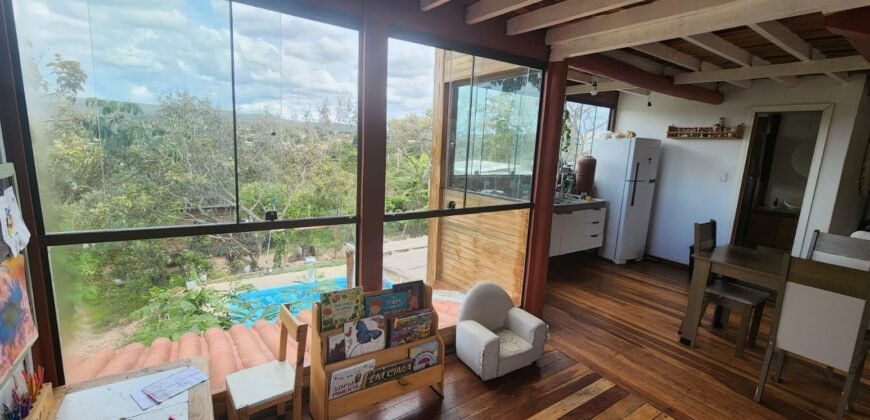 🏡 ALUGA-SE CASA COM VISTA – BAIRRO ELDORADO | ALTO PARAÍSO DE GOIÁS