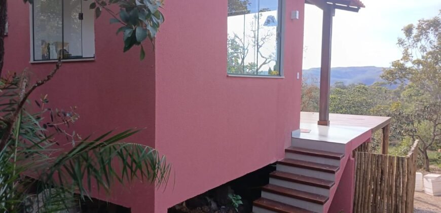 Chale + Lote 1.049m2 – Vista Permanete -Eldorado – Alto Paraíso de Goiás