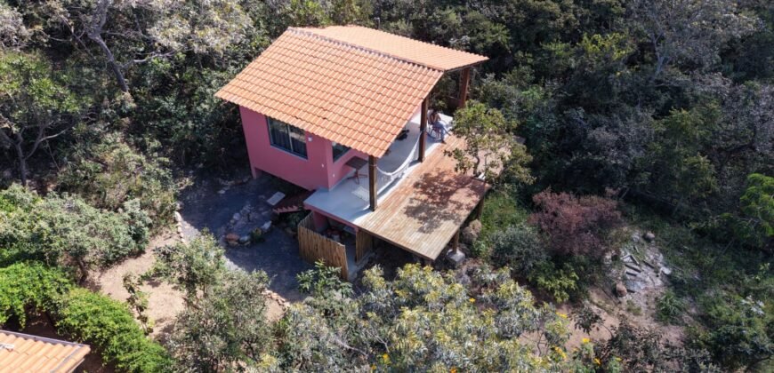 Chale + Lote 1.049m2 – Vista Permanete -Eldorado – Alto Paraíso de Goiás