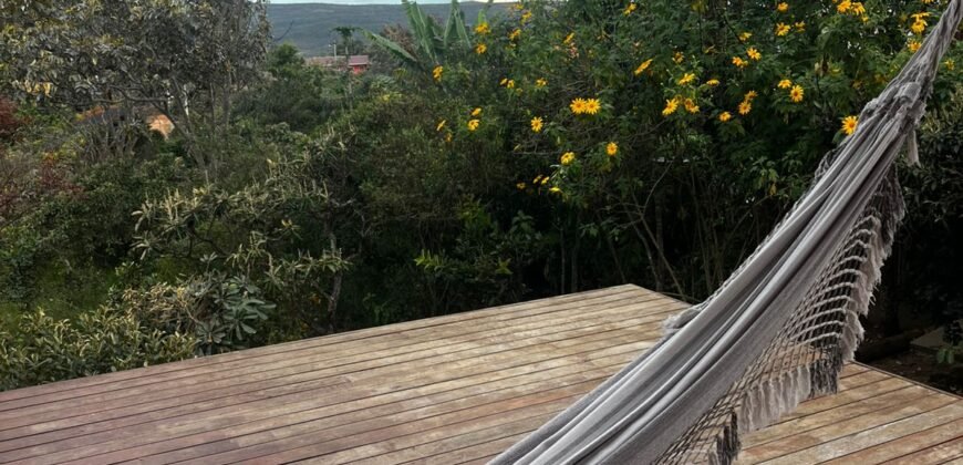 Chale + Lote 1.049m2 – Vista Permanete -Eldorado – Alto Paraíso de Goiás