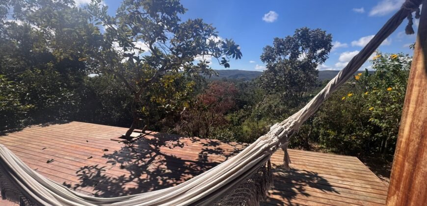 Chale + Lote 1.049m2 – Vista Permanete -Eldorado – Alto Paraíso de Goiás