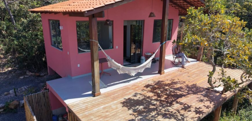 Chale + Lote 1.049m2 – Vista Permanete -Eldorado – Alto Paraíso de Goiás
