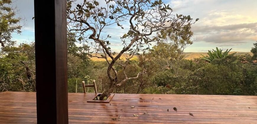 Chale + Lote 1.049m2 – Vista Permanete -Eldorado – Alto Paraíso de Goiás
