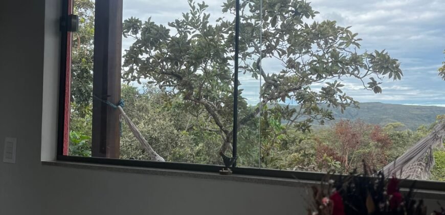 Chale + Lote 1.049m2 – Vista Permanete -Eldorado – Alto Paraíso de Goiás