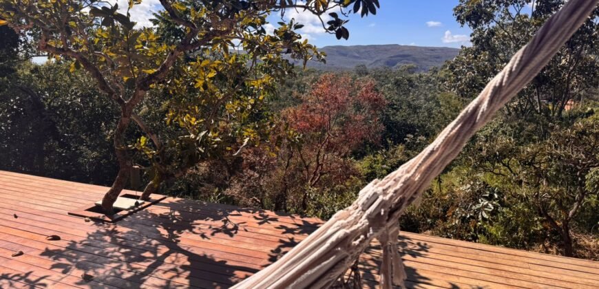 Chale + Lote 1.049m2 – Vista Permanete -Eldorado – Alto Paraíso de Goiás