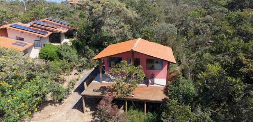 Chale + Lote 1.049m2 – Vista Permanete -Eldorado – Alto Paraíso de Goiás