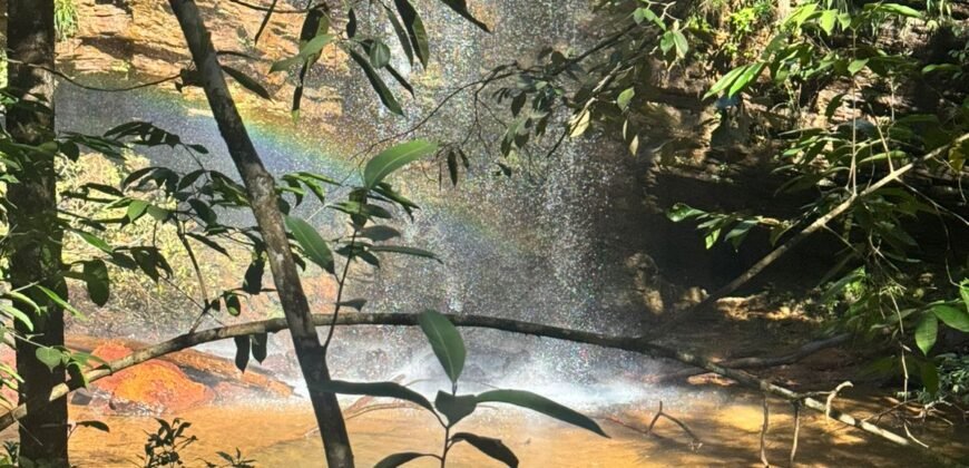 Fazenda 695m – Nascente – Cachoeira – aprox. 23 km de Alto Paraíso de Goiás, 100% Documentada