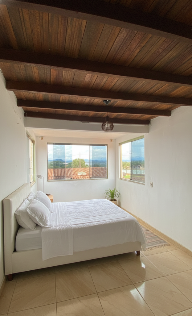 Casa ampla com 4 quartos, 2 suítes e vista privilegiada em Alto Paraíso de Goiás.