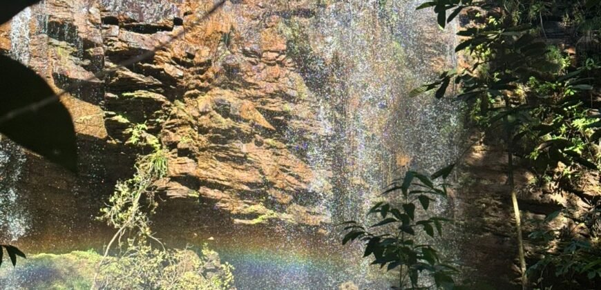 Fazenda 695m – Nascente – Cachoeira – aprox. 23 km de Alto Paraíso de Goiás, 100% Documentada