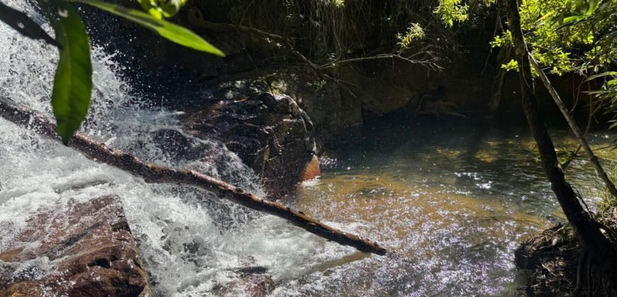Fazenda 695m – Nascente – Cachoeira – aprox. 23 km de Alto Paraíso de Goiás, 100% Documentada