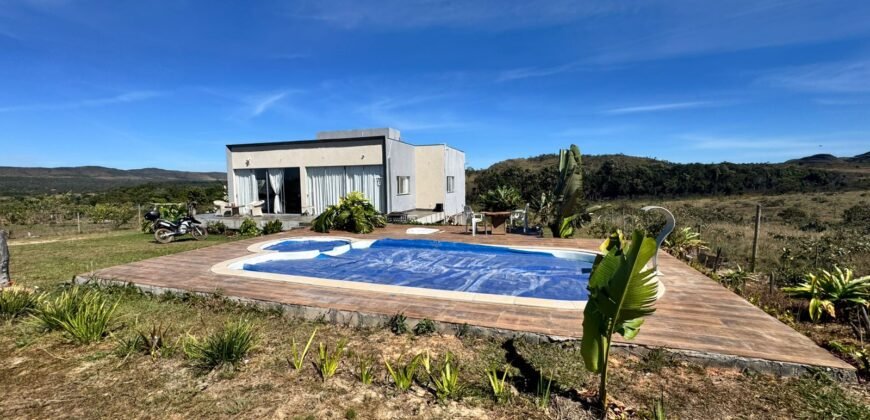 🌿 Vende-se Linda Chácara Casa + 3 chalés, pronta pra morar, em Alto Paraíso de Goiás! 🏡